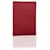 Hermès Couverture de carnet d'agenda simple en cuir rouge vintage Hermes  ref.671192