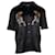 Camisa con motivo Upperrr en seda negra de Alexander Wang Negro  ref.671607