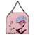 Stella Mc Cartney Stella McCartney Mini Falabella Tragetasche mit Blumenstickerei Pink Polyester  ref.671741