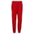 Autre Marque Pantaloni della tuta McQ Alexander McQueen con logo in metallo Rosso Cotone  ref.671761