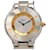 * Mástil Cartier 21LM 31mm reloj de hombre Plata Dorado Acero Chapado en oro  ref.672153