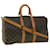 Louis Vuitton Keepall Bandouliere 45 Brown Cloth  ref.672449