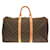 Louis Vuitton Keepall 45 Marrom Lona  ref.672603