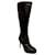 Yves Saint Laurent YSL Rive Gauche vintage knee high boots Black Leather  ref.672608