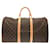 Louis Vuitton Keepall 50 Marrone Tela  ref.672651