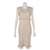 * Chanel Cocomark P37 Cashmere x Silk Knit Dress Beige  ref.672773