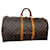 Louis Vuitton Keepall 55 Brown Cloth  ref.673373
