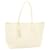 Christian Dior Panarea Tote Bag Coated Canvas White Auth rd1228 Cloth  ref.673462
