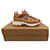 Burberry Sneakers Arthur en cuir velours et laine check pied-de-poule Beige  ref.673676