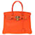 Hermès HERMES BIRKIN 30 Naranja Cuero  ref.673714