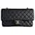 Chanel classic lined flap medium caviar gold hardware timeless black vintage Leather  ref.673724
