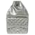 Chanel Matrasse Silvery Leather  ref.673757