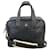 Céline Celine Black Leather Handle Bag Vintage Briefcase Messenger Bag d'occasion Cuir Noir  ref.673897