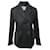 Prada Double Breasted Jacket in Black Virgin Wool  ref.673933