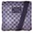 LOUIS VUITTON Damier Ebene Brooklyn Pochette Plate Messenger Crossbody Bag Occasion Toile Marron  ref.673962