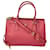 Prada Galleria Double Zip Pink Saffiano Leather Small Tote Hand Bag Preowned  ref.673990