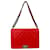 CHANEL Handtasche Quilted Stitch Large Flap Rote Schultertasche aus CC-Leder Gebraucht  ref.673996
