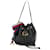 Bolsa Gucci Sylvie Web GG Marmont Black Leather Matelasse Bucket Bag usada Preto Couro  ref.674011