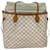 LOUIS VUITTON Neverfull GM Damier Azur White Canvas Shoulder Tote Bag N41360 Pre owned Cloth  ref.674034