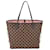 Louis Vuitton Neverfull MM Brown Damier Ebene Canvas Leather Tote Added Insert Pre-owned Cuir Marron  ref.674047