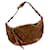 Louis Vuitton Hand Bag Brown Suede Mahina Fleurs Onatah PM Cacao Hobo Bag Preowned  ref.674053