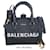 Day Balenciaga Ville Bowling Petit sac à bandoulière en cuir grainé noir occasion  ref.674095