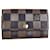 Louis Vuitton 6 Porta-chaves Damier Ebene Canvas Chaveiro N62630 Marrom Lona  ref.674168