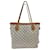 Louis Vuitton Neverfull MM Damier Azur W/Insert Handbag Tote N41605 Pre owned White Cloth  ref.674175