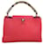 LOUIS VUITTON Capucines MM Rubis Red Taurillon Leather Hand Shoulder Bag Gebraucht N91899 Braun Leder  ref.674176