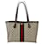 Gucci Tote Ophidia Medium GG Supreme Einkaufstasche Supreme Canvas Web Handtasche Braun Leder  ref.674194