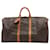 Louis Vuitton Keepall in tela rivestita marrone  ref.674878