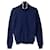 Giacca maglione con zip Gucci in cotone blu navy  ref.675473