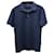 Camiseta Louis Vuitton Half Damier Pocket em algodão azul marinho  ref.675496