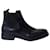 Prada Chelsea Boots aus schwarzem Leder  ref.675511