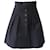 Falda plisada con botones en la parte delantera de Maje en algodón negro  ref.675512