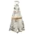 Macacão de linho com estampa floral Zimmermann Kira decote halter em linho branco  ref.675523