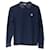Polo manica lunga Moncler in cotone blu navy  ref.675524