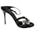 Zapatos de tacón adornados con cristales en cuero negro de Giuseppe Zanotti  ref.675543