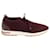 LORO PIANA 360 Lp Flexi Walk Sneakers in Burgundy Virgin Wool Dark red  ref.675591