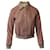 Sandro Paris Varsity Bomber Jacket in Light Pink Leather   ref.675636