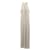 Mono largo con cuello halter festoneado en viscosa blanca de Zimmermann Blanco Fibra de celulosa  ref.675700