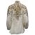 Zimmermann Freja Paisley-Bluse aus weißem Ramie-Leinen - Ansicht 3