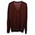 Gucci Embroidered Logo Sweatshirt in Burgundy Wool Dark red  ref.675716
