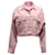 Jaqueta Isabel Marant Etoile Tadia em Pink Cotton Denim Rosa Algodão  ref.675750