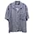 Jacquemus  'La Chemise Jean' Gingham Shirt in Blue White Viscose Cellulose fibre  ref.675755