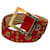 Chanel Cinturones Roja Cuero  ref.675790