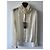 Saint Laurent Camicia bianco avorio con fili d'oro Bianco sporco - vista 3
