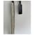 Feiner Perlengürtel mit Yves Saint Laurent-Logo Braun Weiß Leder Stahl  ref.675861