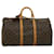 Louis Vuitton Keepall 50 Brown Cloth  ref.675879