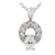 Bulgari *Collier diamant BVLGARI pendentif K18 GT × Diamant 9 Des pierres Or blanc Blanc  ref.675881